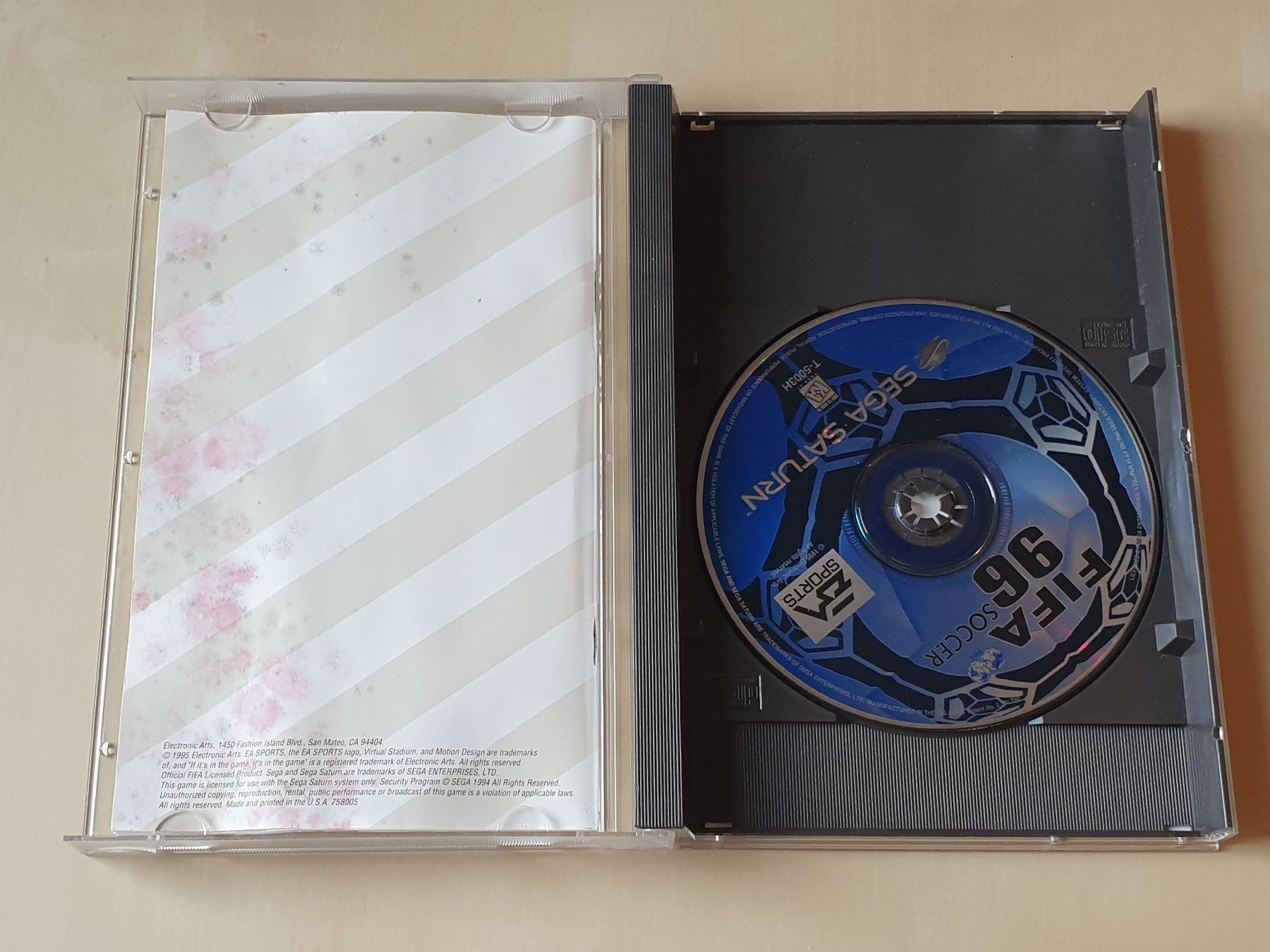 Sega Giochi: FIFA 96 Soccer Sega Saturn NTSC – Usato da Stansstad venduto da collectorsshop 2