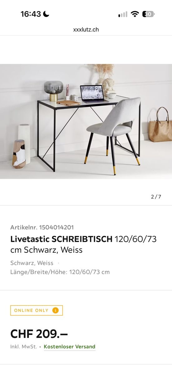 Bureaux: Schöner Schreibtisch – D'occasion à Zürich par jes_hr26 1