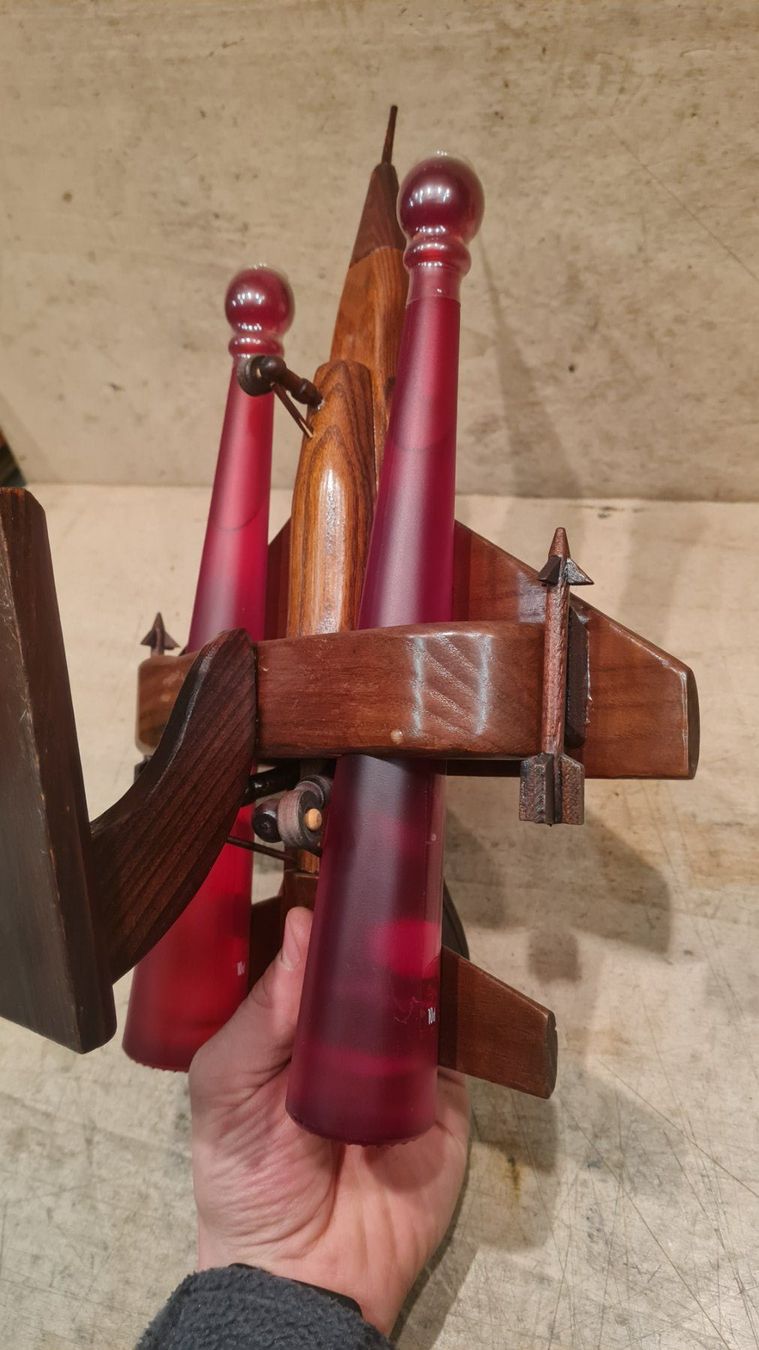 Spirituosen: Holz-Jet / Kirsch / Deko / Geschenk / Kampfjet – Gebraucht aus Safenwil von TOMLUK 8