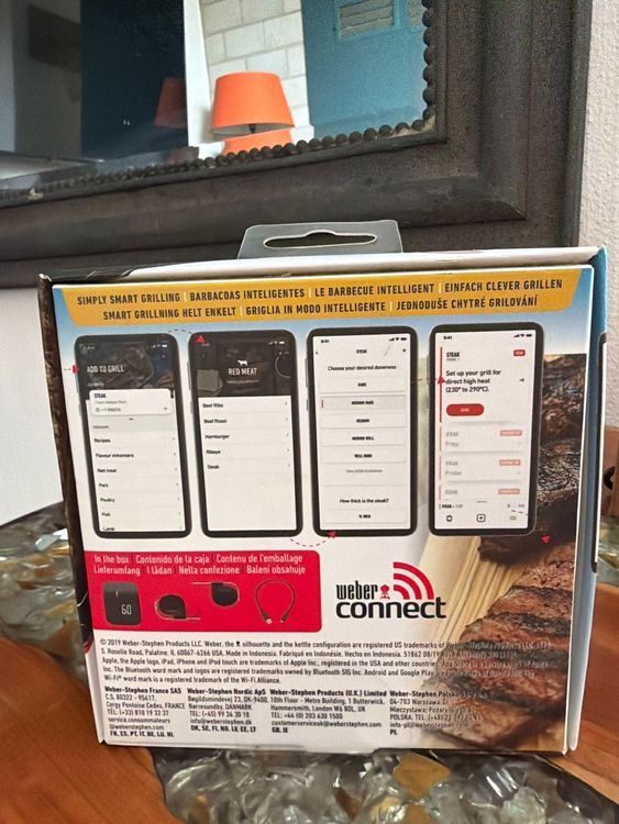 Weber Altro per la casa: Weber Smart HUB Grillthermometer neu!!! – Nuovo e nell'imballaggio originale da Männedorf venduto da EliabarDario 4