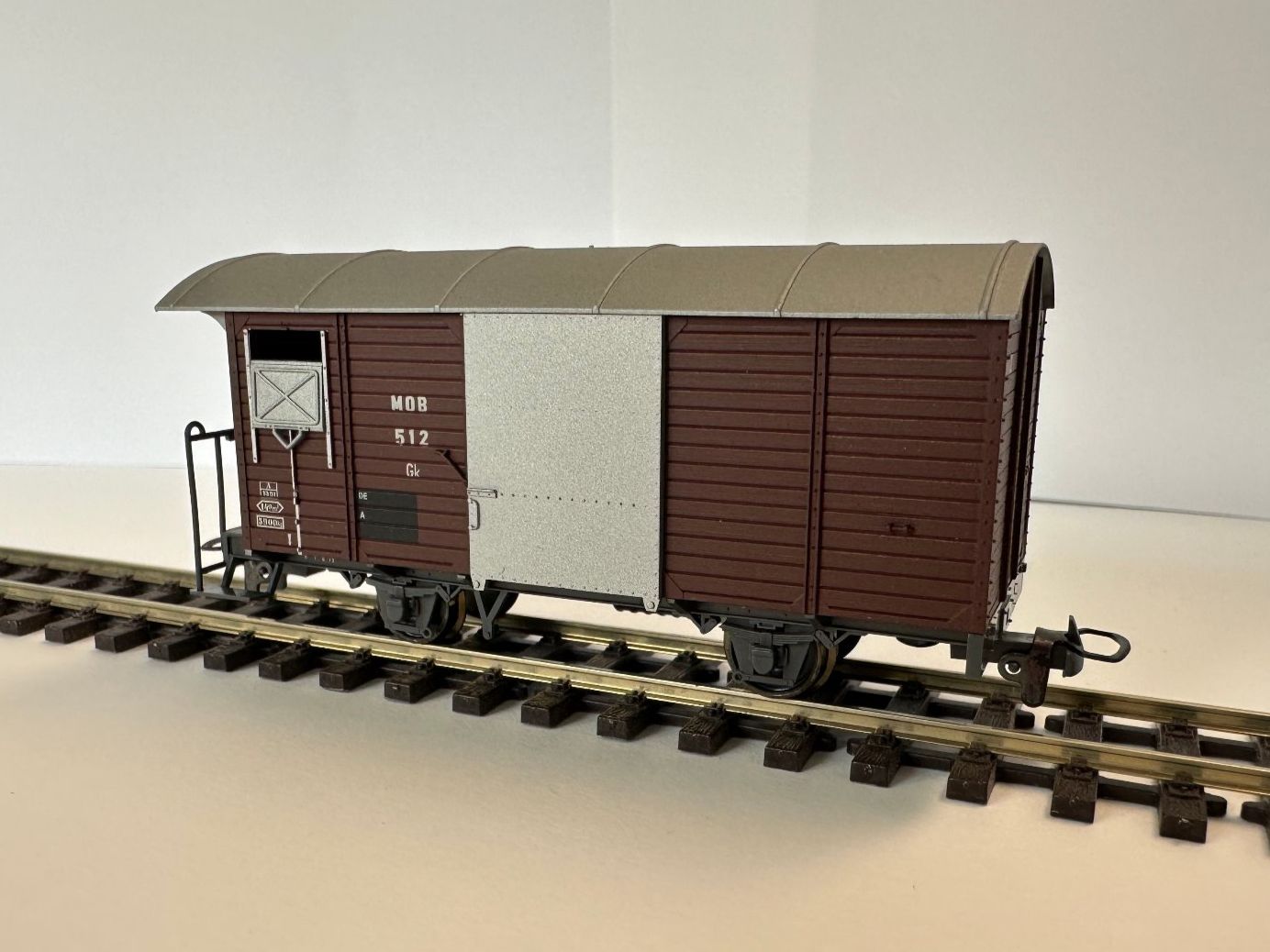 Bemo Modellini di ferrovie: Bemo - MOB Gk 512 - Gedeckter Güterwagen – Nuovo e nell'imballaggio originale da Domat/Ems venduto da mmx4001 1