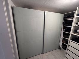 Armoire PRAG MINI 2 portes coulissantes 202 × 195 cm