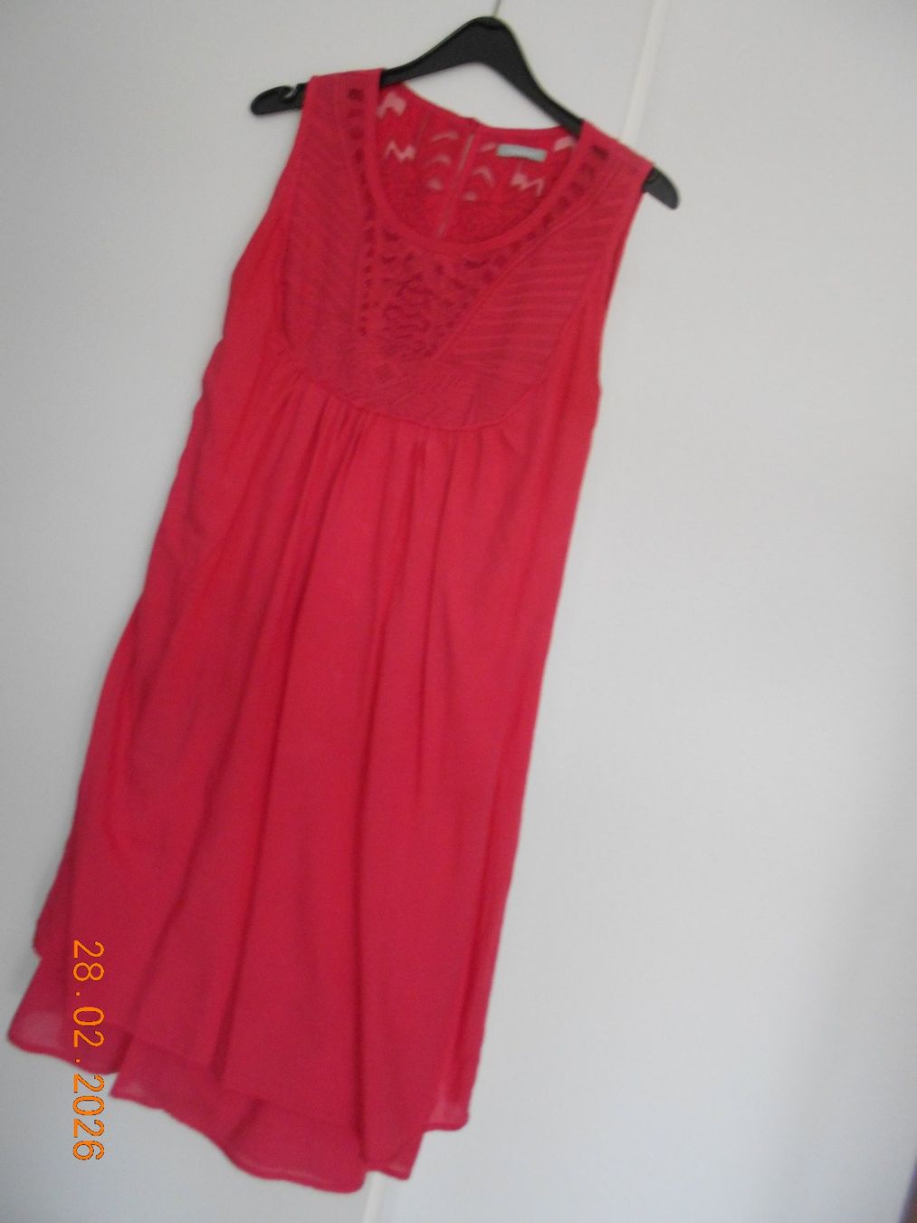 Vestiti: rotes romantisches Sommerkleid  Gr. 40 – Usato da Langenthal venduto da baron72
