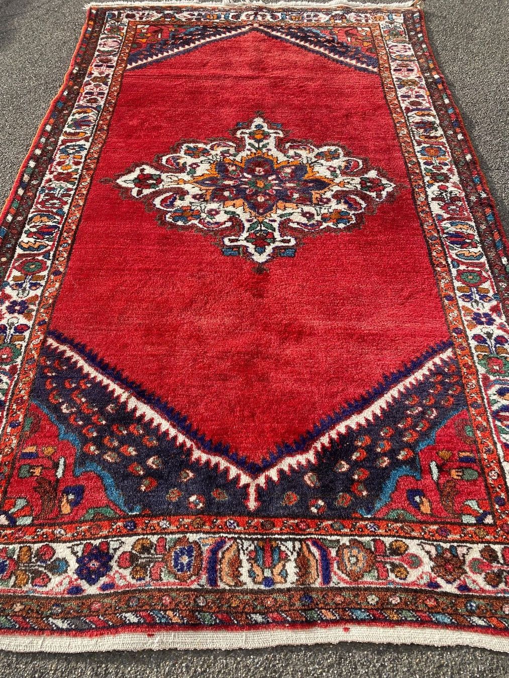 Tappeti: Persische Teppich Hamedan schöner Designer – Usato da Männedorf venduto da Adamiat 4