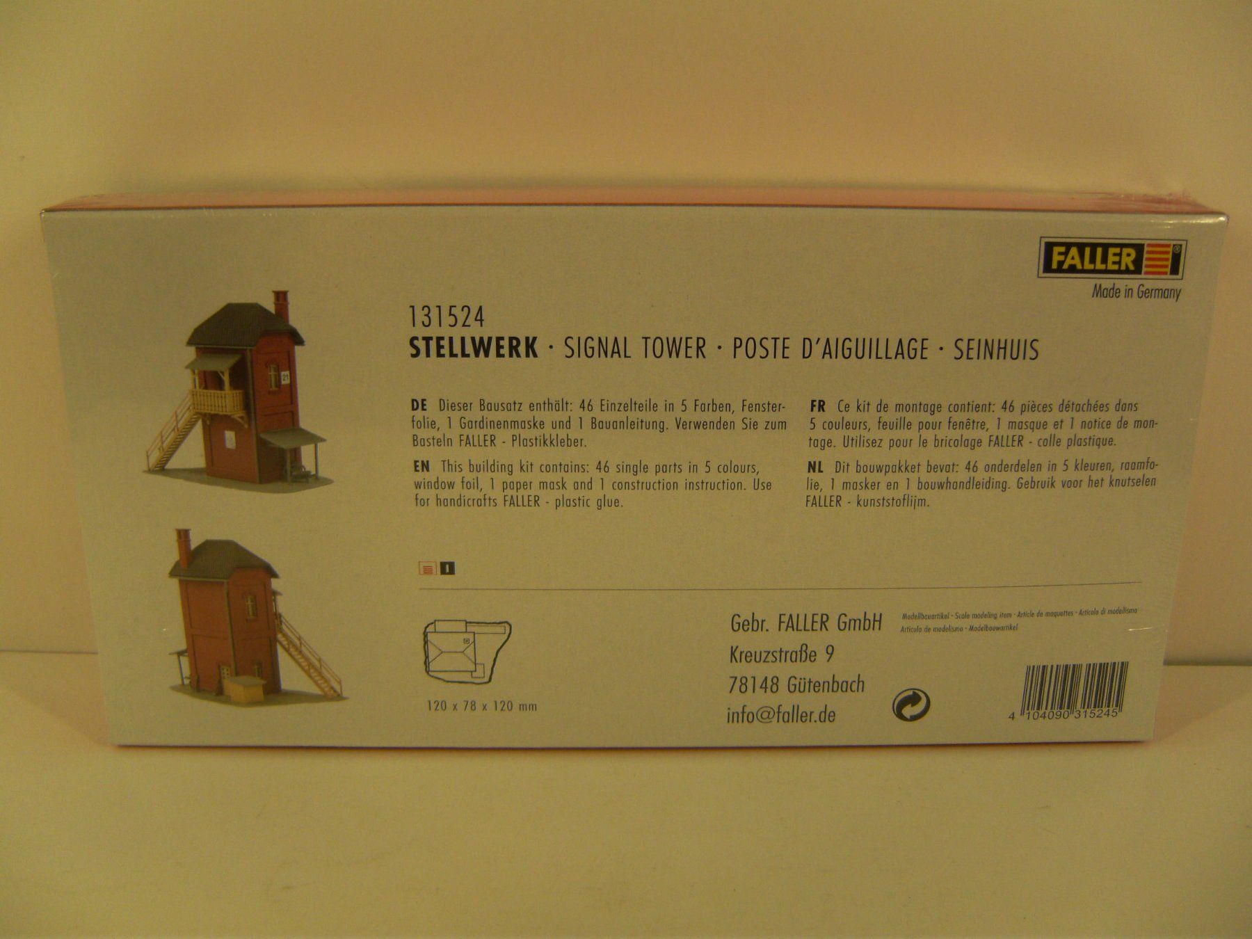 Faller Modelleisenbahnen: Faller H0 131524 Stellwerk – Neu und originalverpackt aus Rodersdorf von Joerg11 1