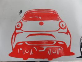 Alfa Romeo Mito Sticker Rot