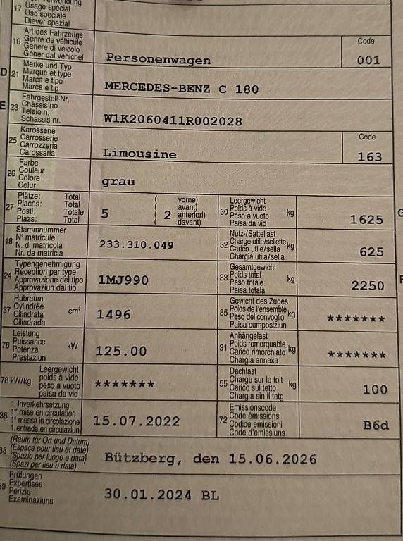 Autos: Mercedes C180 Avantgarde   – Gebraucht aus Herzogenbuchsee von Isnije01 4