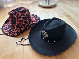 2 Cowboyhüte, Westernhüte, Fasnacht