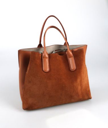 Lederhandtasche aus Wildleder von Coccinelle
