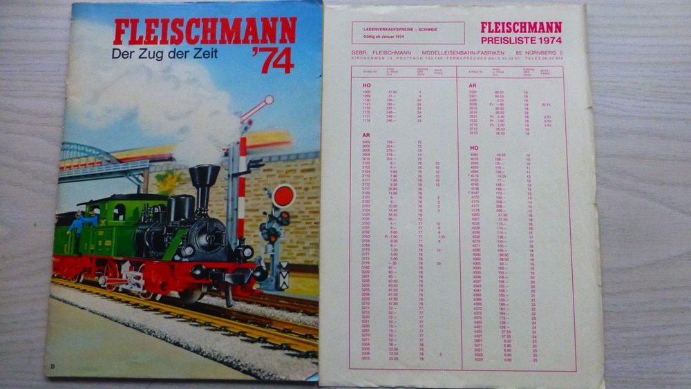 Modellbahn Katalog Fleischmann | Kaufen Auf Ricardo