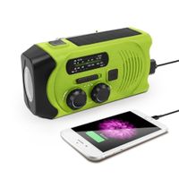 Radio AM/FM Solar Kurbelradio mit Lampe