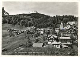 Tschiertschen  GR  mit Gürgaletsch      um 1958