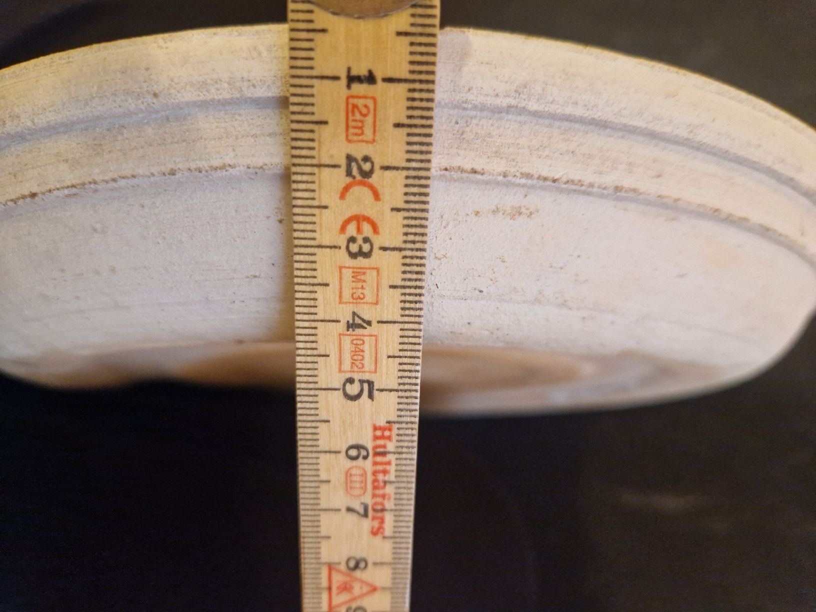 Sottobicchieri: 2er Set: Blumentopf Untersetzer, weiss, Ton, 23+20cm Durchm. – Usato da Weggis venduto da Oswadan 4