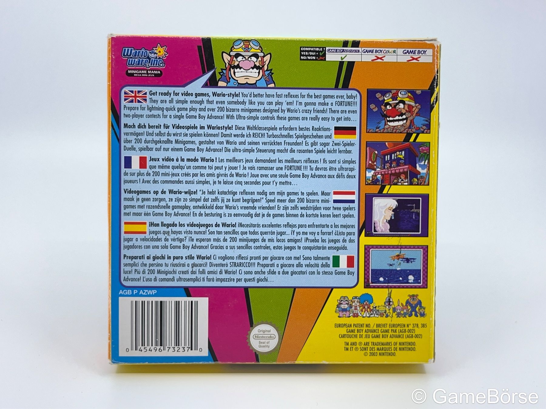 Nintendo Spiele: GBA Wario Ware Inc. in OVP CIB – Gebraucht aus Stettfurt von GameBoerse 1