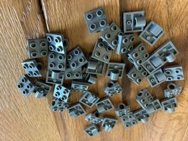 LEGO 40x Achsplatte 2x2 mit Pinloch (2444)