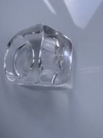 Courrèges Paris Vintage Lucite Ice Cube / Bague 56 gr