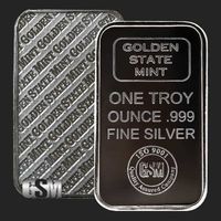 1 Unze Silber Barren Golden State Mint