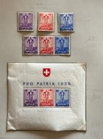 BRIEFMARKEN PRO JUVENTUTE 1936