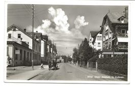 Unter-Goldach SG St. Gallerstrasse - Kutsche - Motos um 1935
