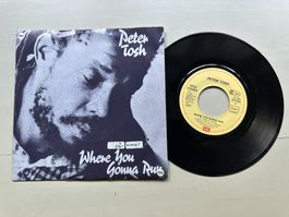 PETER TOSH tolle Single Where you gonna run Reggae 80's
