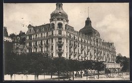 AK Luzern, Palast-Hotel, 1906