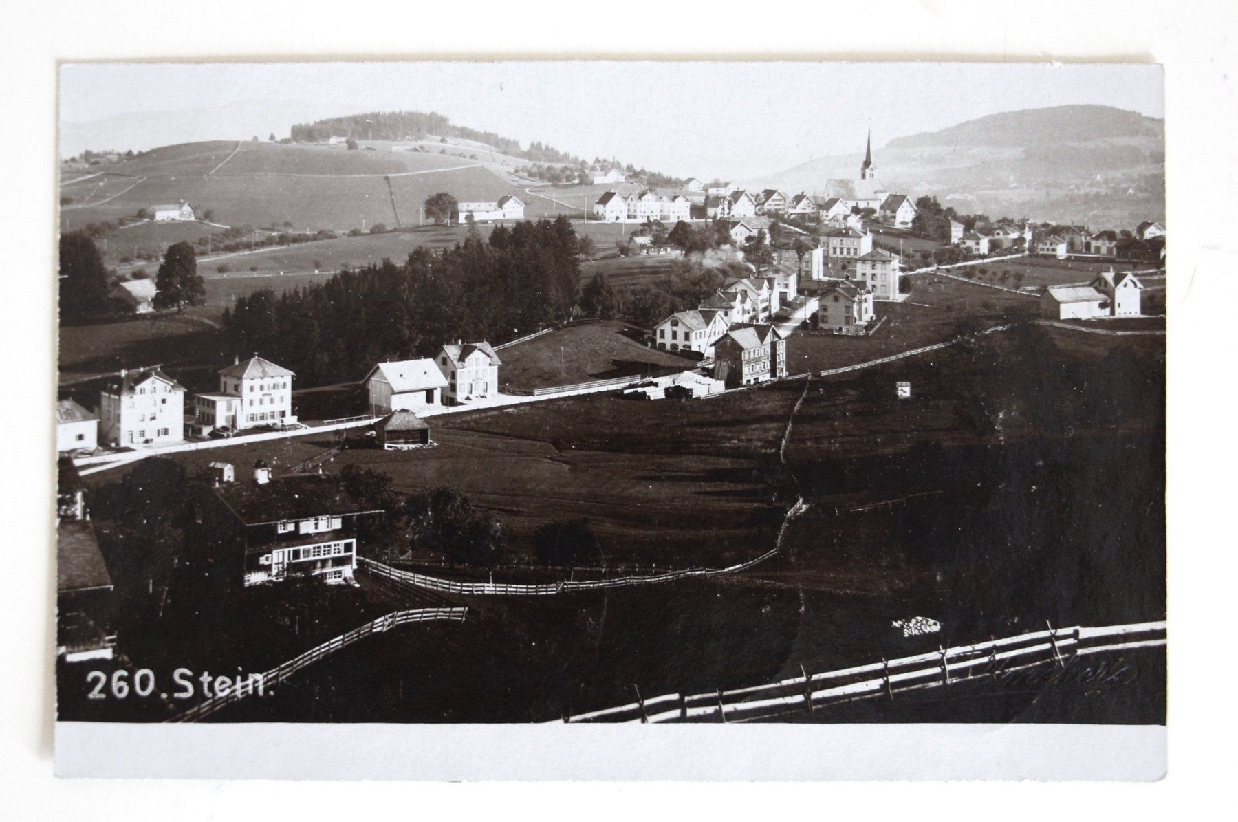 Ansichtskarten: FOTO-AK "STEIN" 1908 – Gebraucht aus St. Gallen von modernetc
