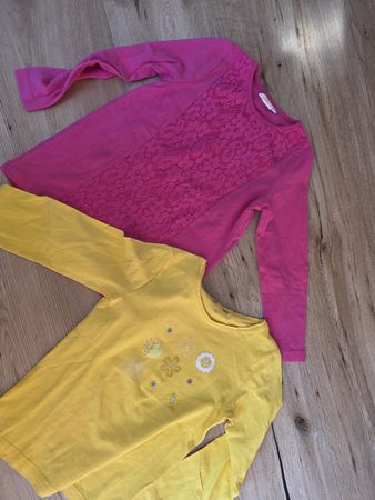 2er Set Langarmshirts Gr. 110/116