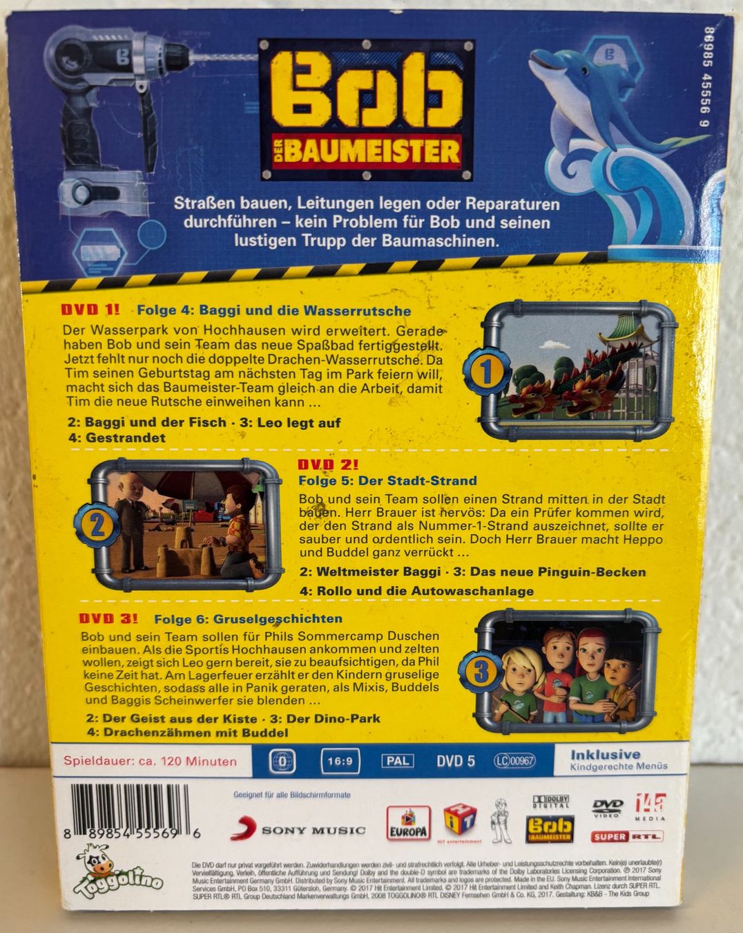 Tutti i DVDs: Bob der Baumeister DVDs – Usato da Zürich venduto da IlkaK 2