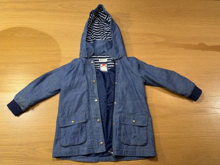 H&M Mädchen Übergangsjacke Gr. 116 – Jeansoptik