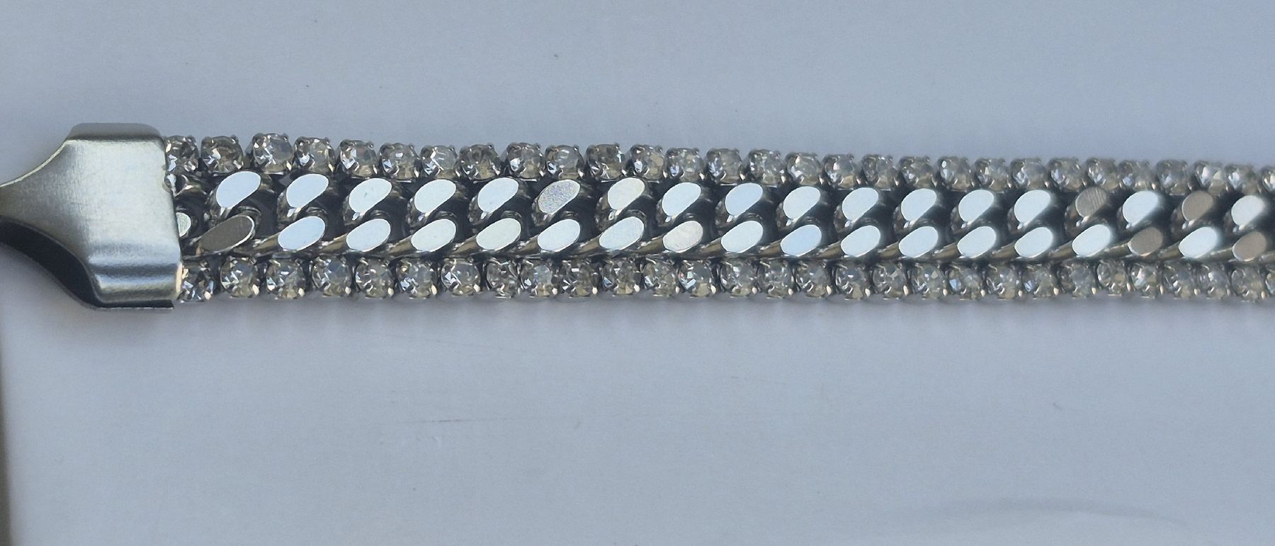 Armbänder & -reifen: Bracciale catena con strass argento – Neu (gemäss Beschreibung) aus Giubiasco von Stefaniav 5