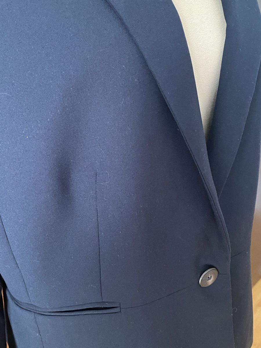 Mango Giacche: Neu, Blaser/Blazer Mango, MNG, dunkelblau, 1 Knopf – Nuovo (secondo la descrizione) da Gümligen venduto da Primeselection 1