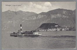 1912, BELLAGIO, BATTELLO "COMO", 0 NATANTE COMO COLICO 1 (A)