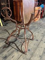 Rustikales Tischgestell, Metall, Vintage Look, gebrauch