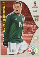 FIFA WORLD CUP RUSSIA 2018 Adrenalyn XL 234 HERNANDEZ MEXICO