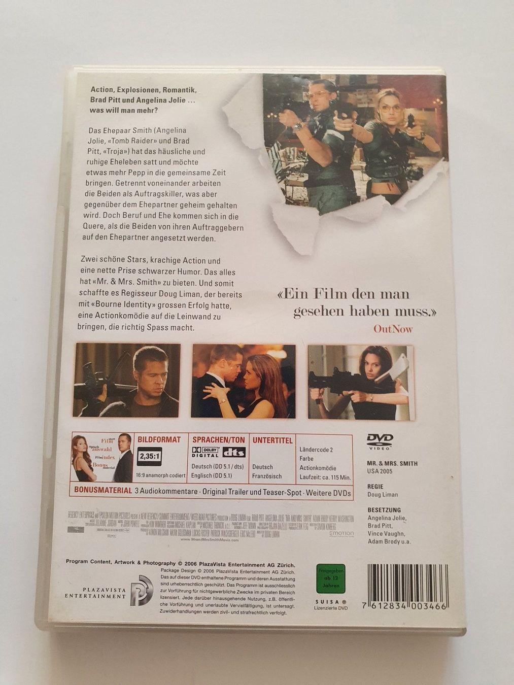 Tutti i DVDs: Mr & Mrs Smith DVD – Usato da Oberdorf BL venduto da BaldenEagle 1