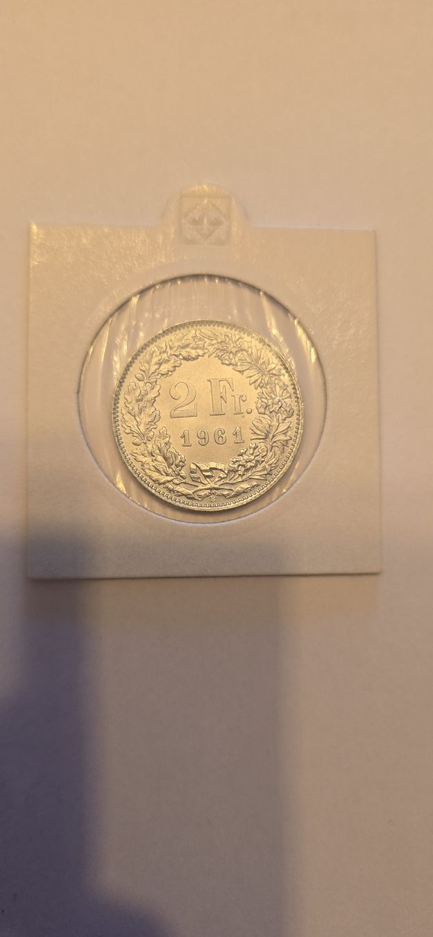 Toutes les monnaies: piece 2chf 1961 UNZ – Neuf (Voir description) à Fribourg par yan_z5fr