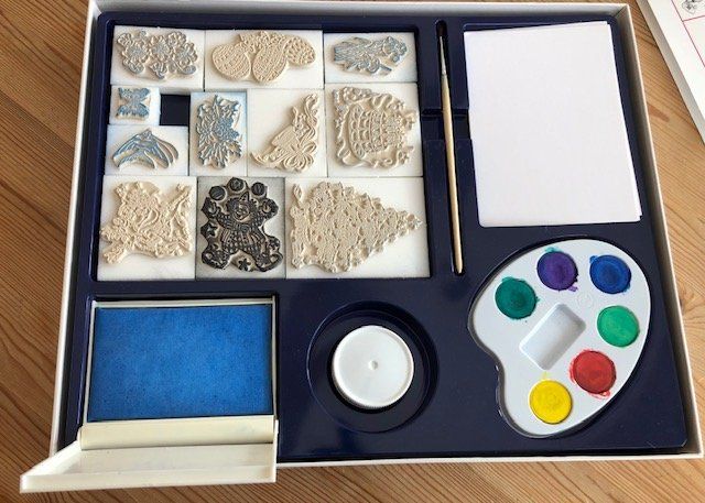 Kit bricolage: Set pour créer des jolis papiers gravés – Usato da Aigle venduto da Tchamille 4