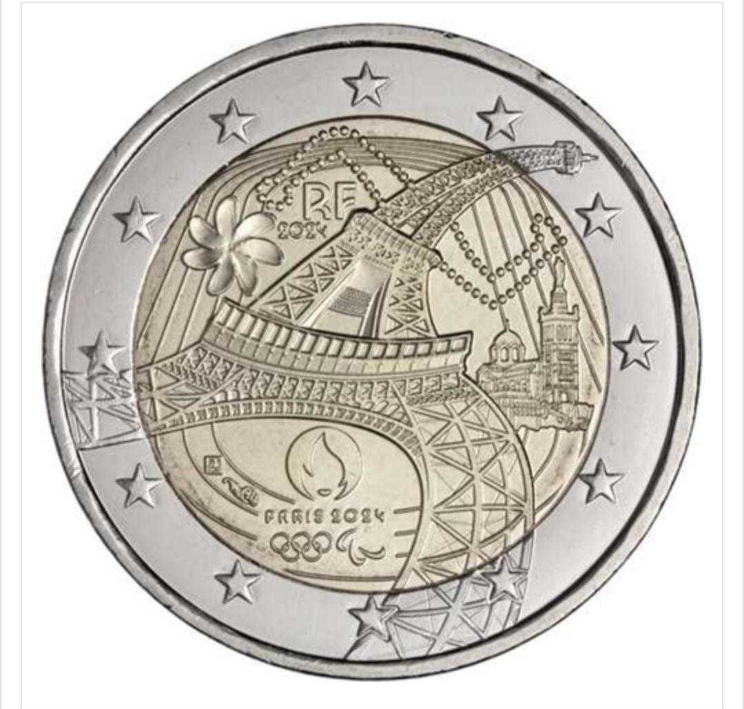Tutti le monete: 2 Euro Frankreich, 2024 Eifelturm Paris – Nuovo (secondo la descrizione) da Emmen venduto da III-II-I-meins