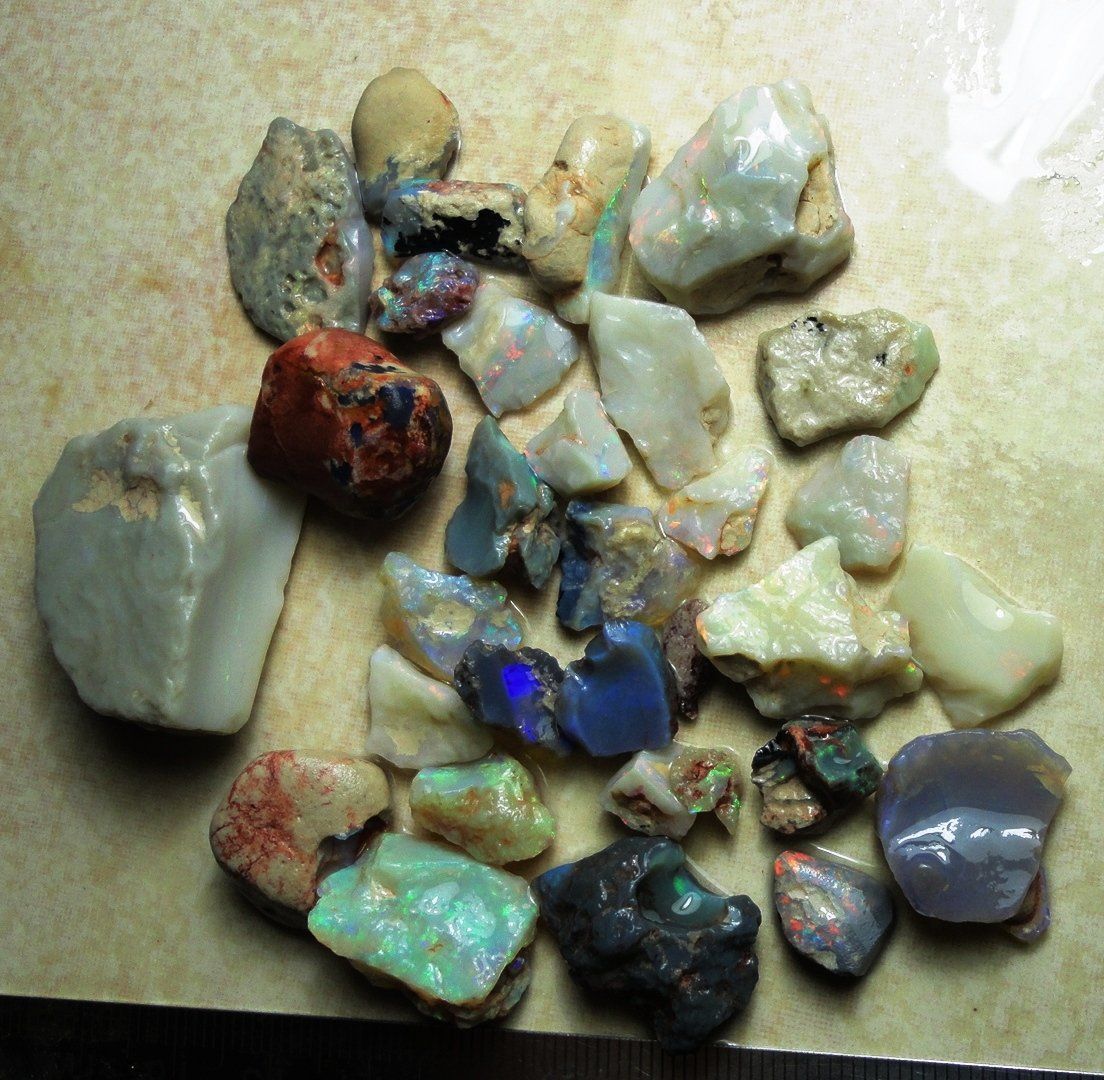 Pietre preziose: Opal LOT Lightning Ridge 231ct Natur – Nuovo e nell'imballaggio originale da zuerich venduto da Jewlsdesign 3