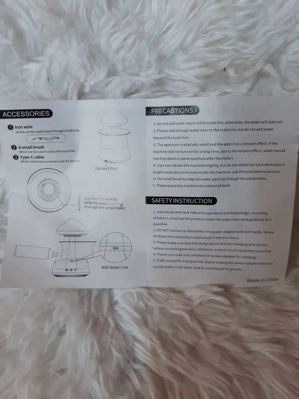 Luftbefeuchter: regentropfen luftbefeuchter mit led – Gebraucht aus Toffen von Gwunderegge77 2