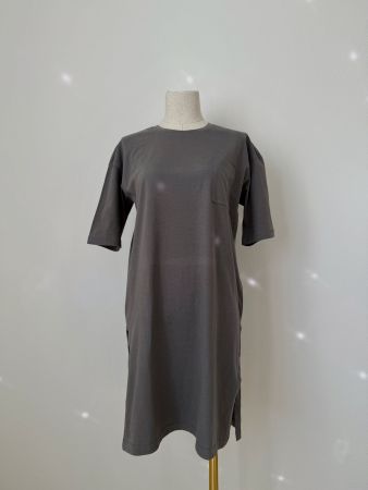 Muji - Tunica marrone in cotone, XS-S