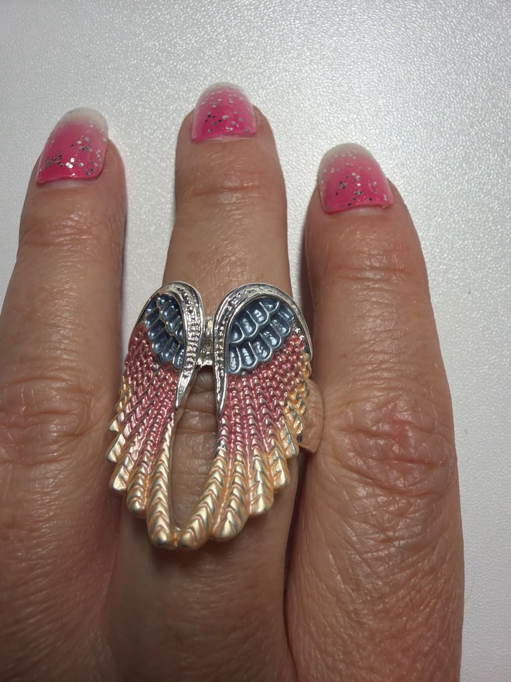 Anelli: FINGERRING ENGELSFLÜGEL – Nuovo e nell'imballaggio originale da Meienried venduto da ManuelaBoutique 1