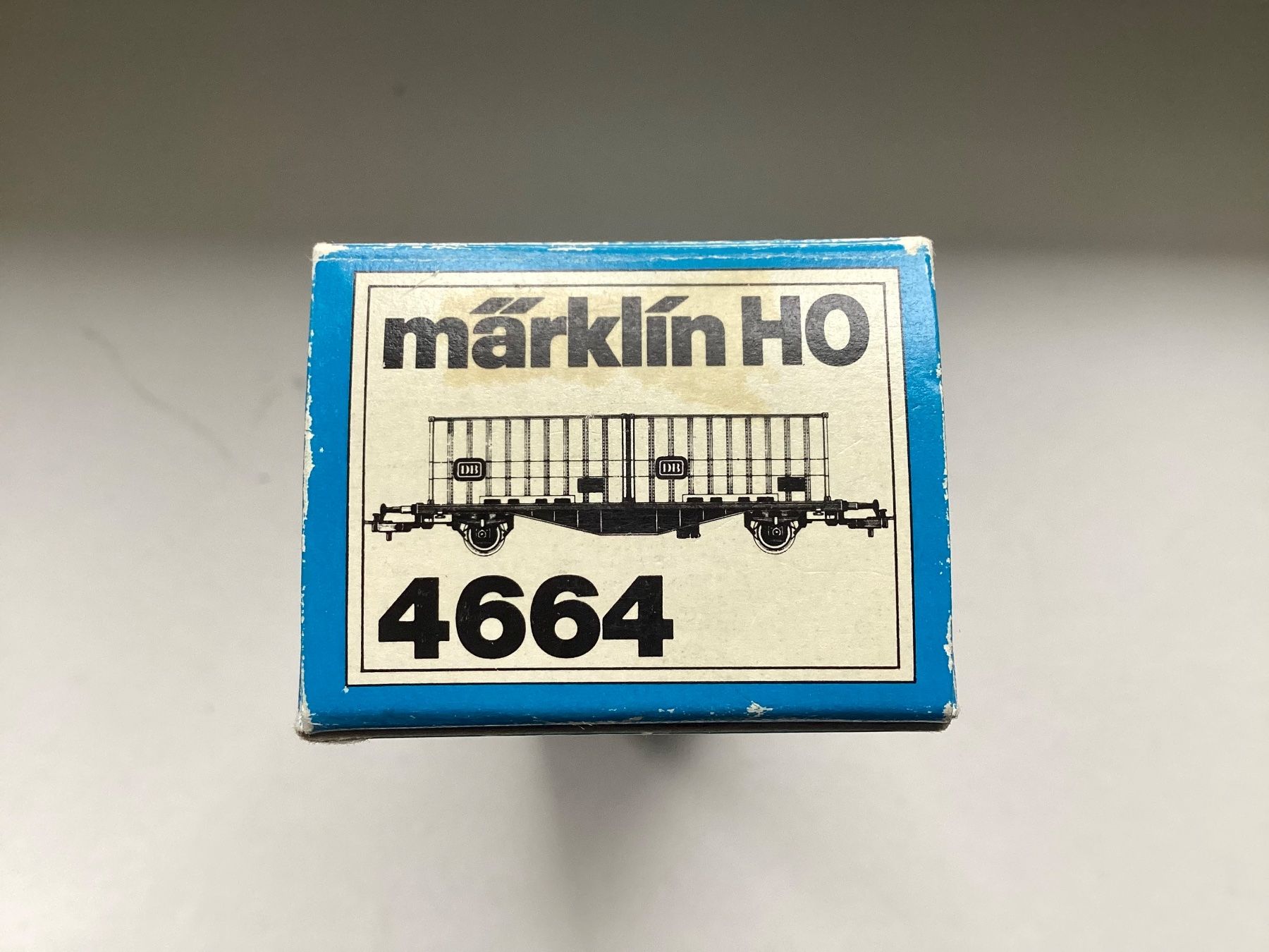 Märklin Modelleisenbahnen: Märklin 4664.5 - Containerwagen der DB. Epoche IV – Neu und originalverpackt aus Vacallo von G1965 2