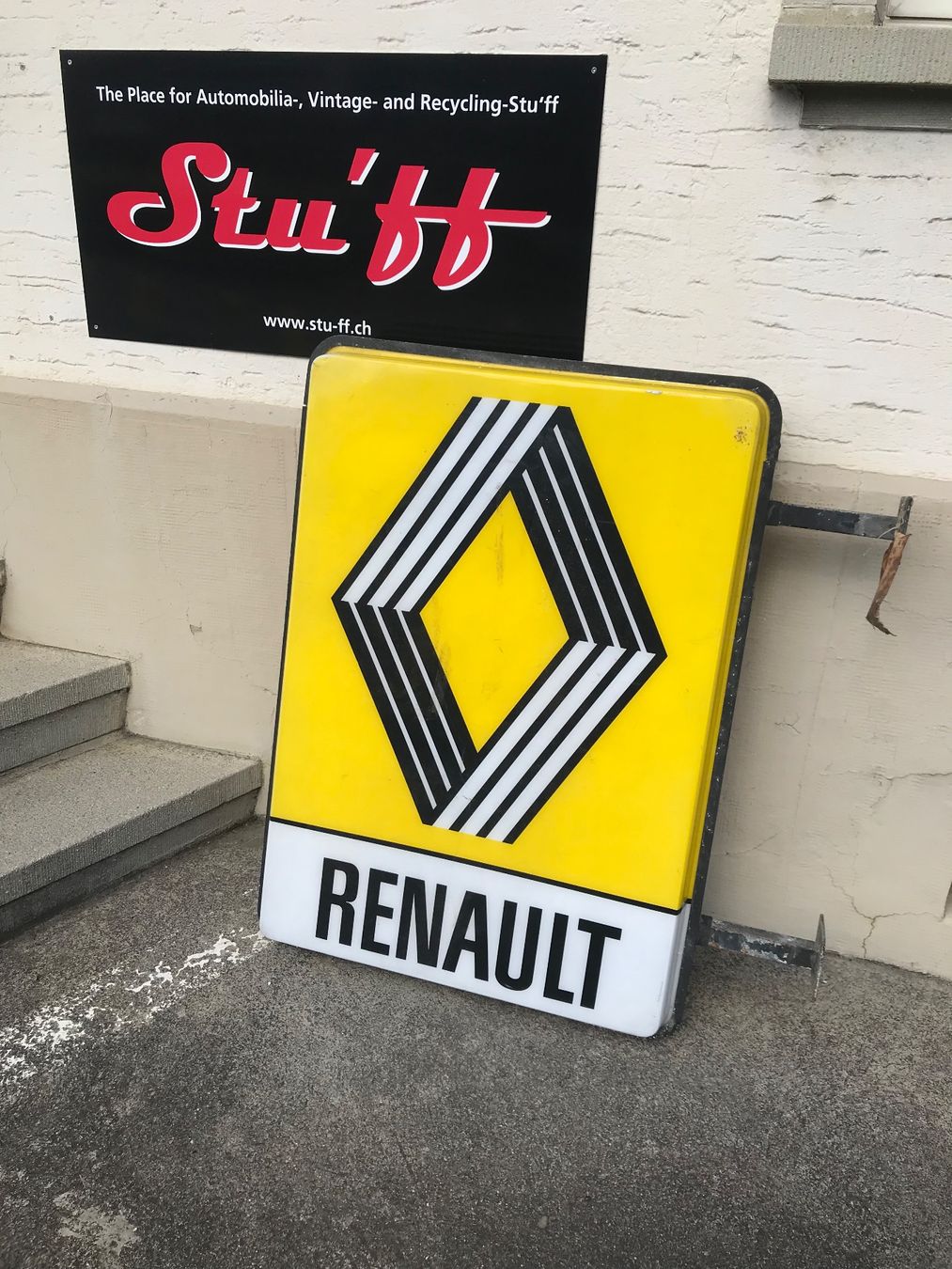 Insegne: Renault - Leuchtreklame (doppelseitig) – Usato da Erlinsbach venduto da Stu-ff 7