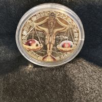 Zodiac Münze - Astrologie Sammlerstück, Top!