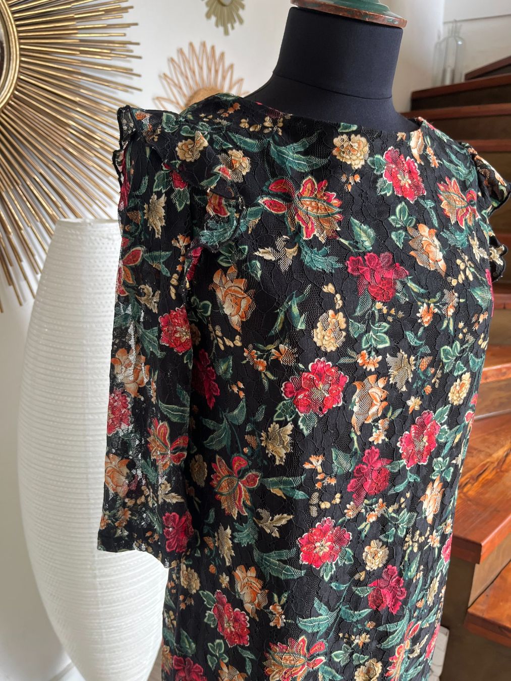 Promod Vestiti: Robe des fleurs et de la dentelle S/ PROMOD – Usato da Seiry venduto da vanille08 1