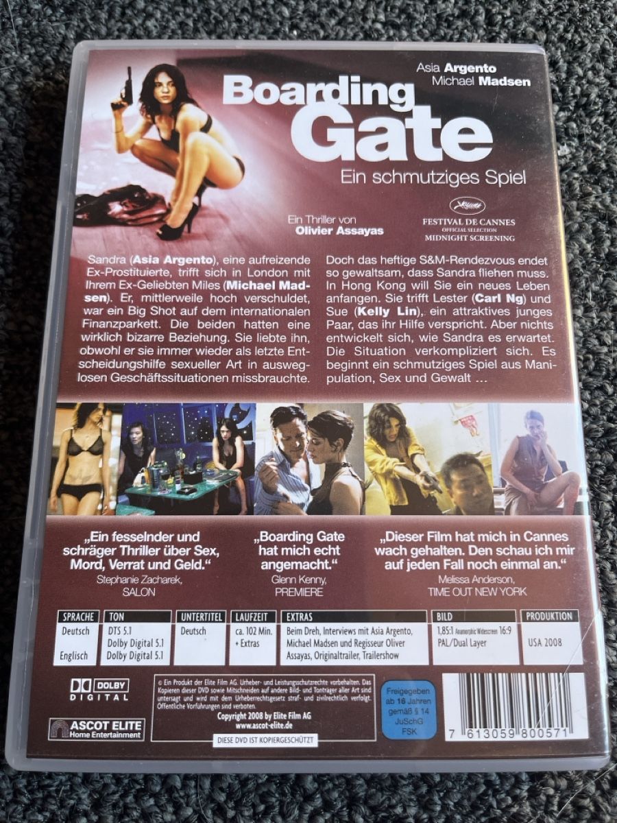 Tutti i DVDs: Boarding Gate DVD (21712) – Usato da Ruswil venduto da jan_bxl5 1