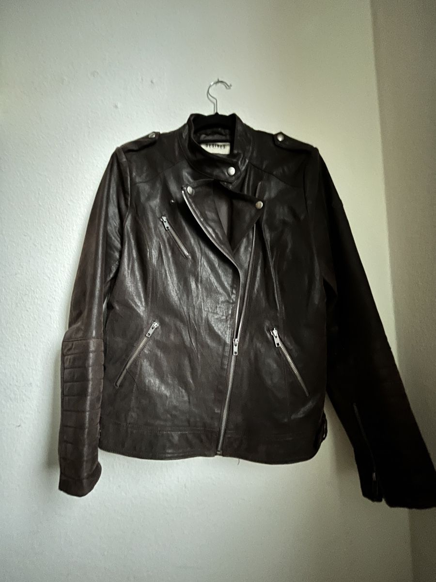 Giacche: Coole braune Lederjacke von Desires – Usato da Zürich venduto da sheijla 2