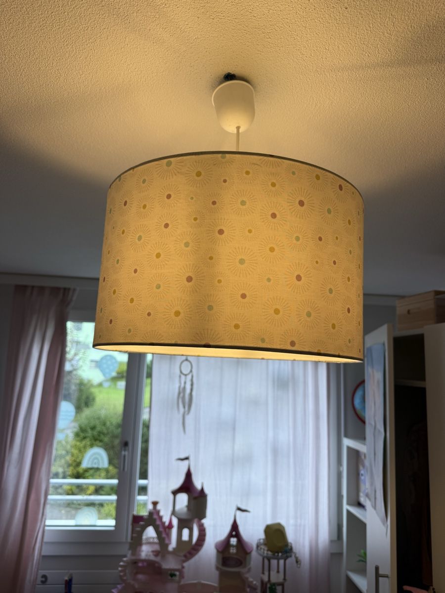 Micasa Lampadari & plafoniere: Hängelampe, Stoffschirm, Top Zustand! – Usato da Obernau venduto da M.Baechli