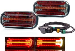 2x LED Rückleuchte 12/24V Blinker 214x94